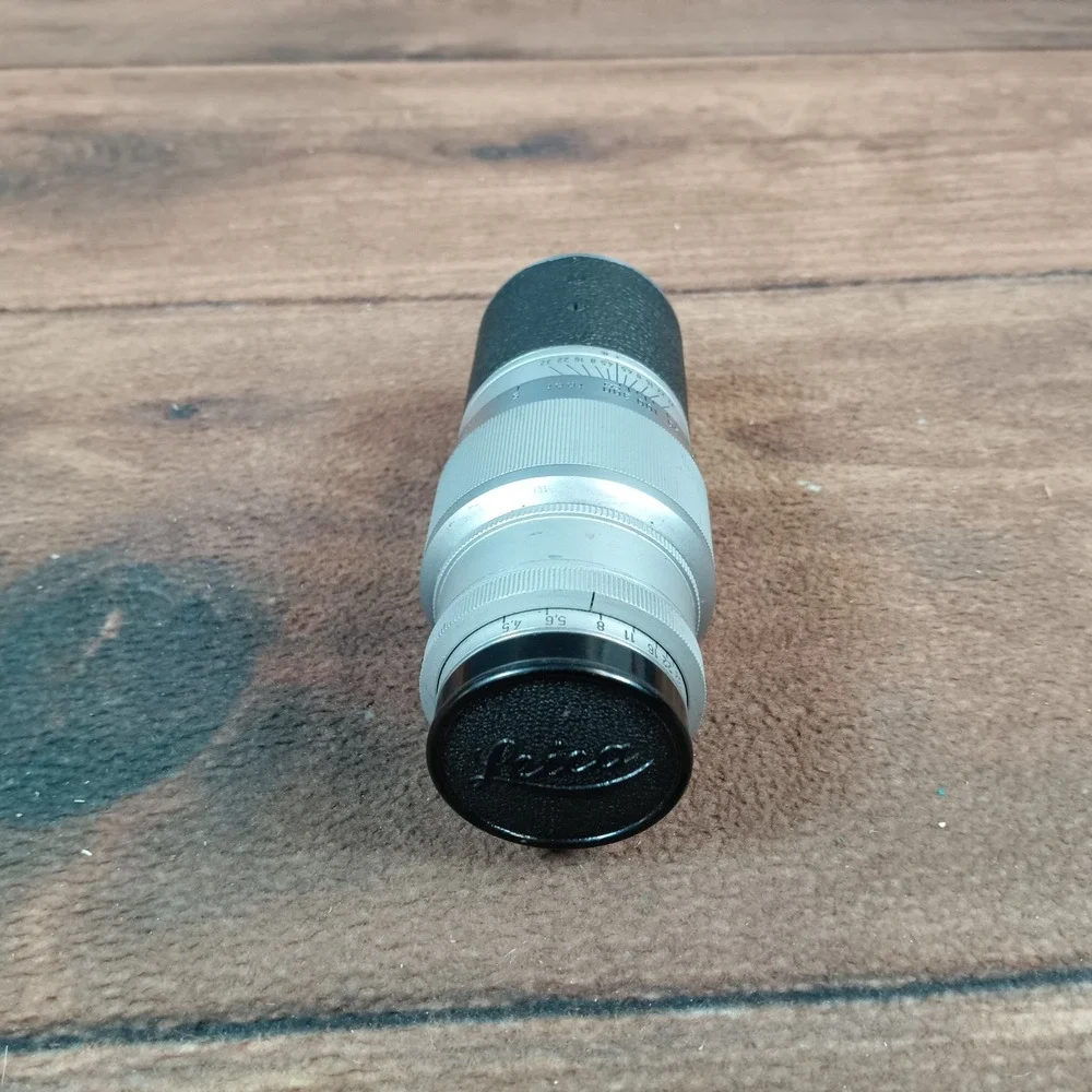 Leica Ernst Leitz Wetzlar Hektor 13.5cm 135mm f4.5 M Mount Lens Silver 716554